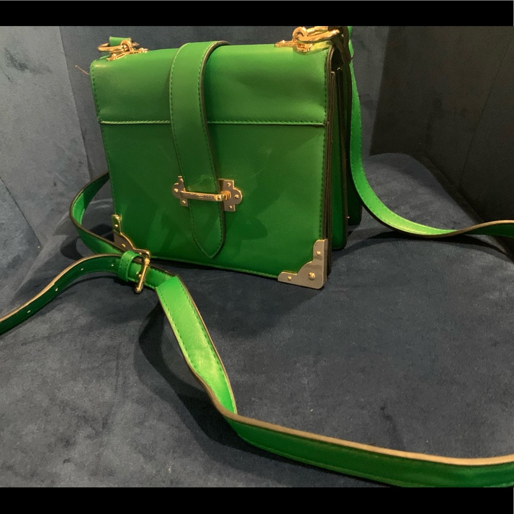 Dark Green shoulder purse